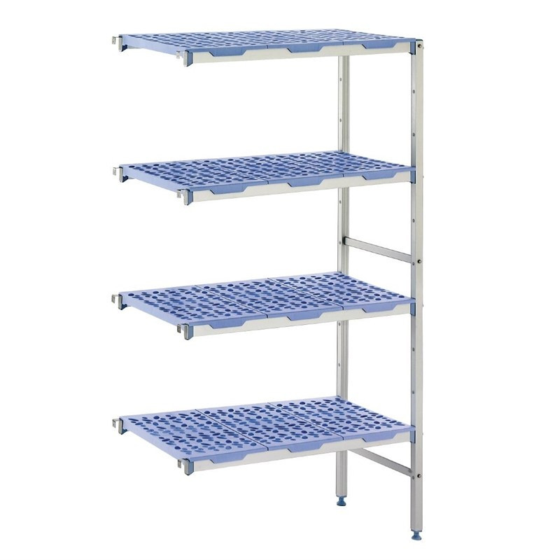 Modular Shelving at an Angle 4 Levels 400 X 1653Mm - Refurbished