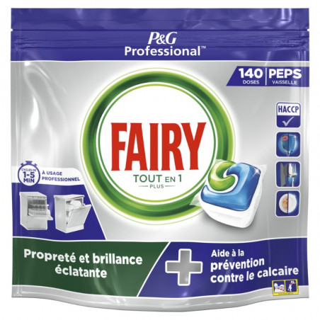 Cápsulas para Lavavajillas Todo en Uno - 140 Lavados - Fairy Professional