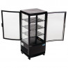 Vitrina refrigerada negra con puertas curvas 86 L - Polar - Fourniresto