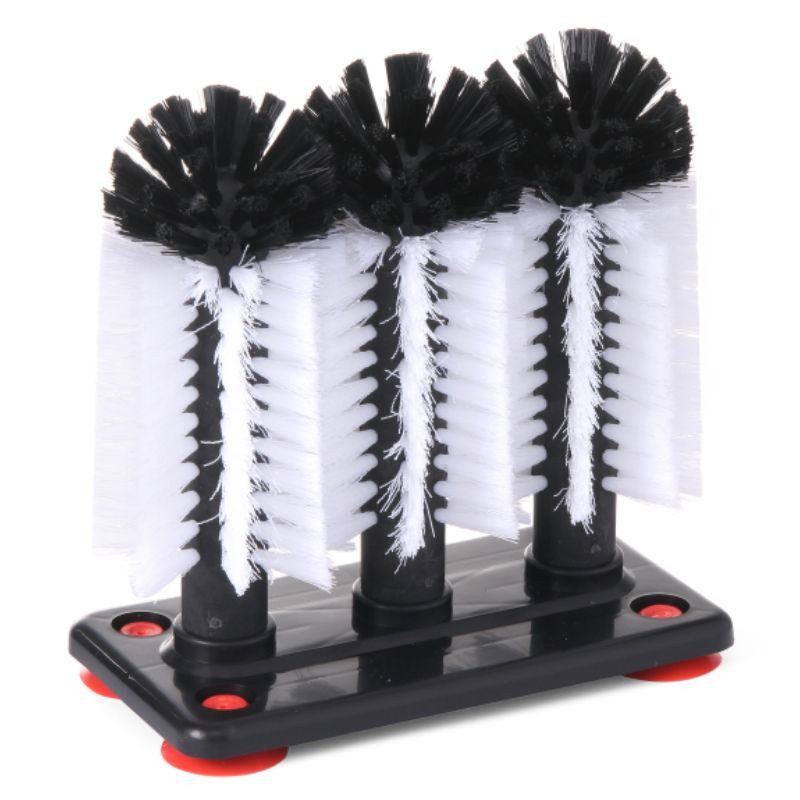 Lave-Verres Manuel - 3 Brosses