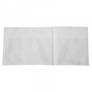 Servilletas Blancas de una sola capa 1 pliegue 90 x 120 mm - Lote de 6000 - FourniResto - Fourniresto