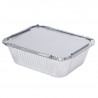 Bandeja de aluminio con tapa "Combi Pack" - 670 ml - Lote de 100