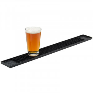 Tapis de Bar PVC 59 cm Negro — Escurridor Mostrador CHR