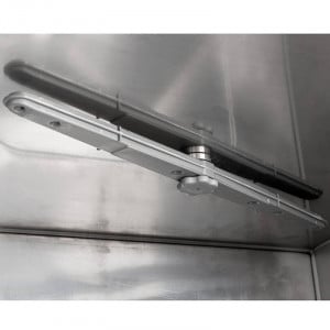 Lavavasos Profesional con Dosificador de Líquido de Enjuague y Detergente y Bomba de Drenaje - 35 x 35 cm