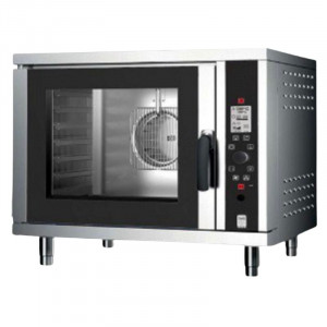 Cuatro Hornos Mixtos Profesionales Digitales LCD a Gas - 6 Niveles GN 1/1 - VESTA