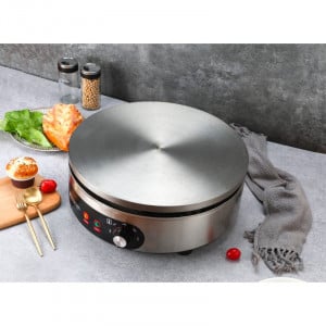 Electric Crepe Maker Pro Ø 400 mm 3000 W — Cast Iron Plate