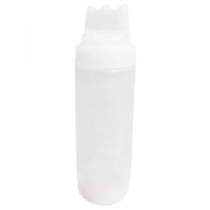 Plastic Bottle with 3 Pouring Spouts - 600 ml - Ideal for Catering