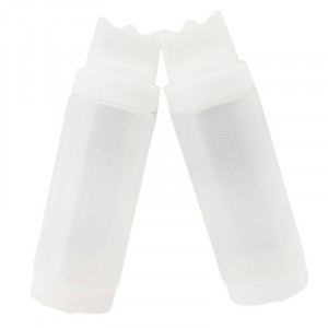 Plastic Bottle with 3 Pouring Spouts - 600 ml - Ideal for Catering