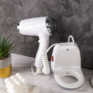 Sèche-Cheveux Mural 1100 W Blanc ABS | Hôtel & CHR