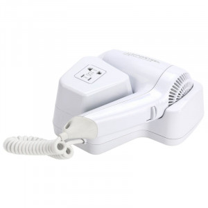 Secador de Pelo de Pared 1100 W Blanco — Hotel & Spa