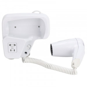 Secador de Pelo de Pared 1100 W Blanco — Hotel & Spa