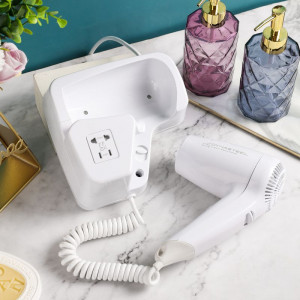 Secador de Pelo de Pared 1100 W Blanco — Hotel & Spa