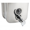 Stainless steel wall-mounted soap dispenser - 800 ml | Dynasteel