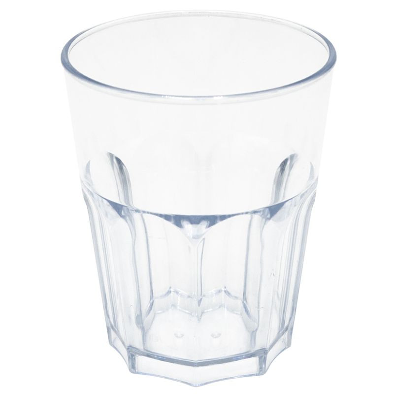 Vaso de agua reutilizable de SAN - 29 cl - Lote de 8