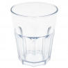 Vaso de agua reutilizable de SAN - 29 cl - Lote de 8