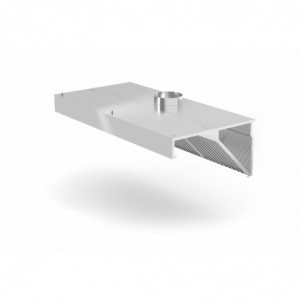 Campana Extractora de Pared con Iluminación LED - L 1000 x 700 mm - Hendi