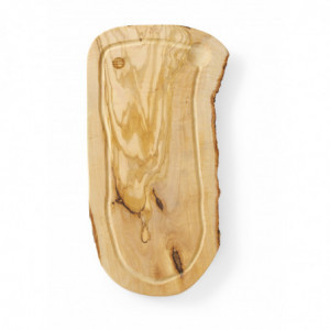 Cutting Board with Olive Wood Groove - 300 x 210 mm - Hendi