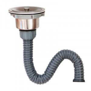 110 mm Drain with 90 cm Pipe for Sink - Dynasteel