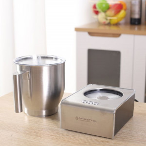 Mousseador de Leche 0,4 L 650 W Inox – Dynasteel