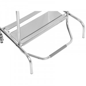 Stainless Steel Trash Bag Holder - 110L Dynasteel: professional hygiene and practicality