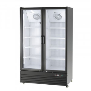 Armario Refrigerado Positivo y Negativo - 2 Puertas de Cristal - 820 L - Bartscher