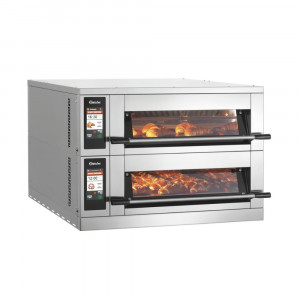 Horno de pizza - 2 cámaras - 400 V - Bartscher