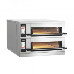 Horno de pizza - 2 cámaras - 400 V - Bartscher