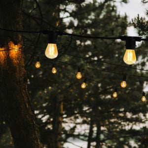 Guirnalda de luces exterior con bombilla de filamento conectable - Link Me Light - Lumisky