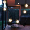 Guirnalda Lumínica Guinguette Solar y Toma LED - Party Clear Hybrid - Lumisky