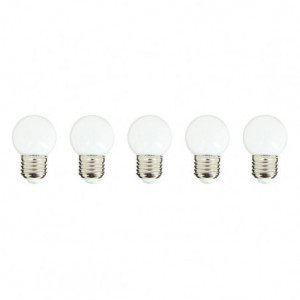 White Bulb - Party Bulb White - Set of 5 - Lumisky