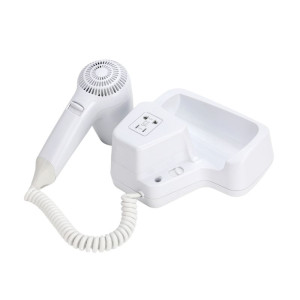 Secador de Pelo de Pared 1100 W Blanco — Hotel & Spa