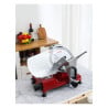 Cortadora de Jamón por Gravedad Ø 220 mm 120 W Roja