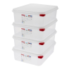 Caja de alimentos GN1/2 6,5L - Lote de 4 - Araven - Fourniresto