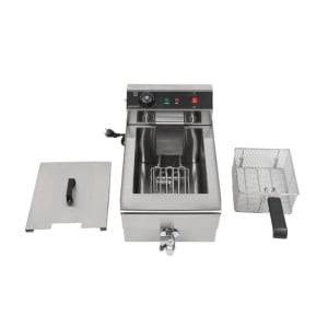 Professional Deep Fryer 13L with Stainless Steel Drain - Dynasteel