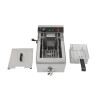 Professional 13L Deep Fryer with Drain in Stainless Steel - Dynasteel