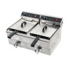 Professional Deep Fryer 2 x 13 L with Drain - Dynasteel: Performance and durability for your kitchen