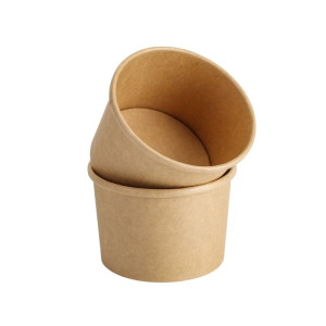 Pot à Soupe Kraft - 240 ml - Lot de 300 - Dynasteel