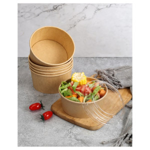 Kraft Salad Bowl - 1000 ml - Pack of 300 - Dynasteel