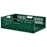 Caja plegable apilable 600 x 400 - 36 L - Verde