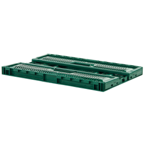 Caja plegable apilable 600 x 400 - 36 L - Verde