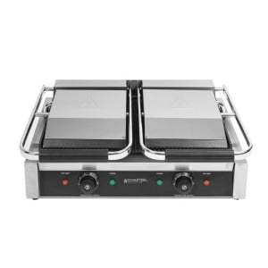 Grill Panini Doble - Placas Estriadas - Dynasteel