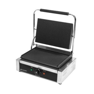 Grill Panini Pro 2200 W Ranurado 340x220 mm Inox