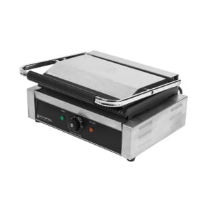 Grill Panini Pro 2200 W Ranurado 340x220 mm Inox