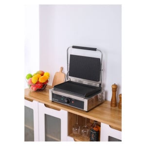 Grill Panini Pro 2200 W Ranurado 340x220 mm Inox