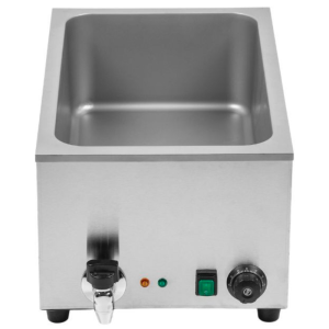 Bain-Marie Pro GN 1/1 20 L 1200 W Inox con Drenaje