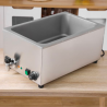 Bain-Marie Pro GN 1/1 20 L 1200 W Inox con Drenaje