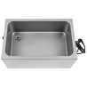 Bain-Marie Pro GN 1/1 20 L 1200 W Inox con Drenaje