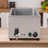 Bain-Marie Pro GN 1/1 20 L 1200 W Inox con Drenaje