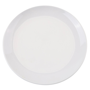 Plato Redondo Melamina Ø 17,7 cm Blanco - Lote de 10