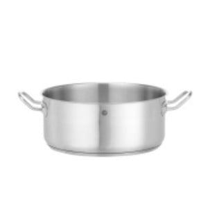 Stainless Steel Stockpot without Lid - Kitchen Line - 7.3 L - ø 280 mm - Hendi